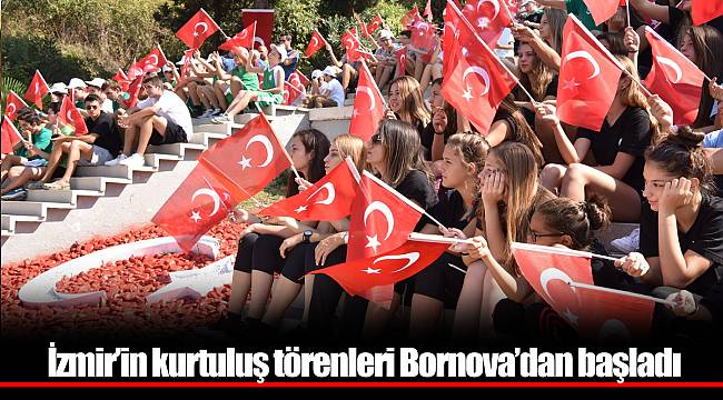 İzmir’in kurtuluş törenleri Bornova’dan başladı