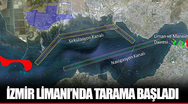İZMİR LİMANI’NDA TARAMA BAŞLADI