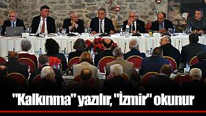 "Kalkınma" yazılır, "İzmir" okunur