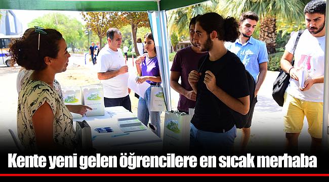 Kente yeni gelen öğrencilere en sıcak merhaba