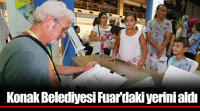 Konak Belediyesi Fuar'daki yerini aldı
