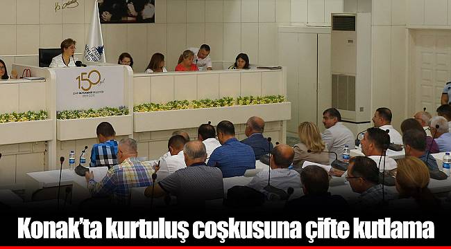 Konak’ta kurtuluş coşkusuna çifte kutlama