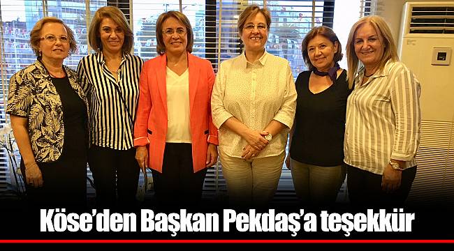 Köse'den Başkan Pekdaş'a teşekkür