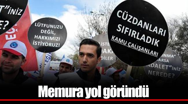 Memura yol göründü