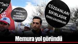 Memura yol göründü