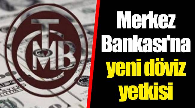 Merkez Bankası'na yeni döviz yetkisi
