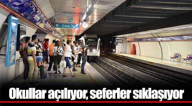 Okullar açılıyor, seferler sıklaşıyor