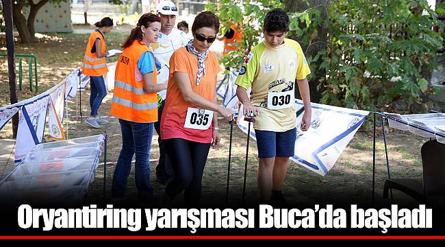 Oryantiring yarışması Buca’da başladı