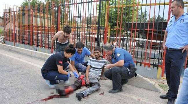 Polis geldiğinde şoktaydı!