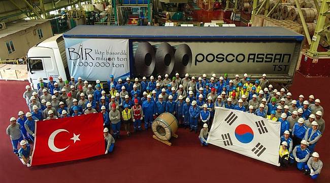 Posco Assan'dan 1 milyon ton yerli üretim