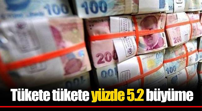 Tükete tükete yüzde 5.2 büyüme