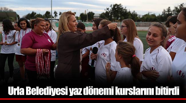 Urla Belediyesi yaz dönemi kurslarını bitirdi