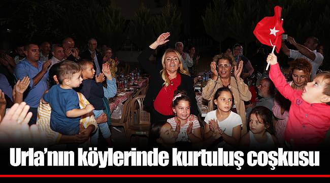 Urla’nın köylerinde kurtuluş coşkusu 