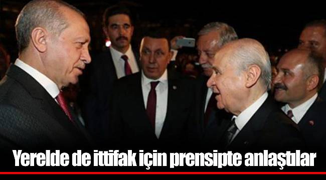 Yerelde de ittifak için prensipte anlaştılar