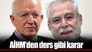 AİHM’den ders gibi karar