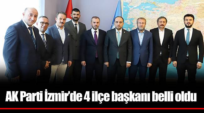 AK Parti İzmir’de 4 ilçe başkanı belli oldu