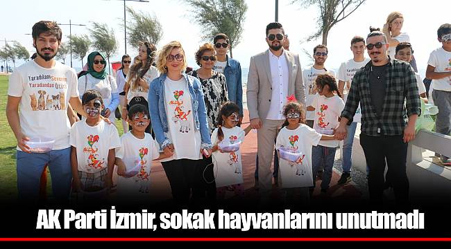 AK Parti İzmir, sokak hayvanlarını unutmadı