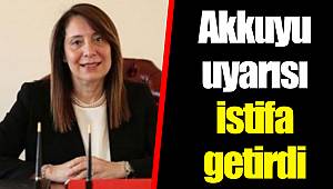 Akkuyu uyarısı istifa getirdi