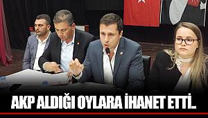 AKP ALDIĞI OYLARA İHANET ETTİ..