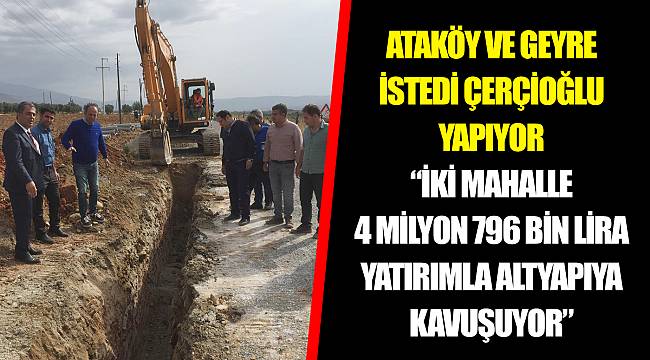 ATAKÖY VE GEYRE İSTEDİ ÇERÇİOĞLU YAPIYOR