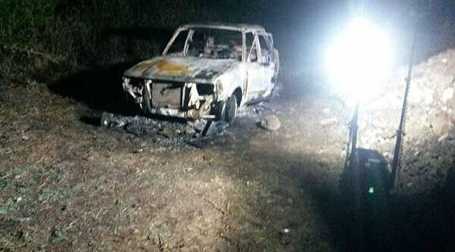 Aydın'da yanmış halde bulunan otomobilden erkek cesedi çıktı