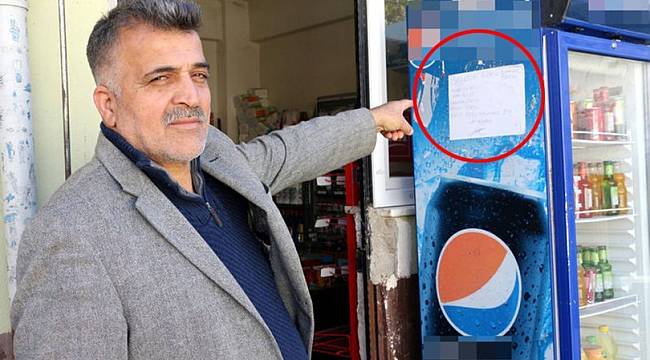 Bakkal borçları alamayınca...