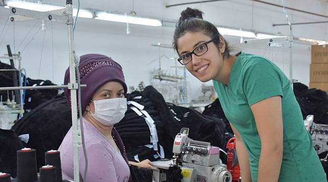 Bakkalı olmayan köye tekstil fabrikası kurdu
