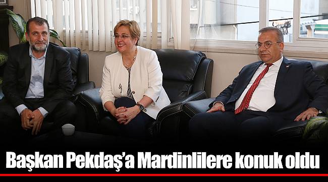 Başkan Pekdaş’a Mardinlilere konuk oldu
