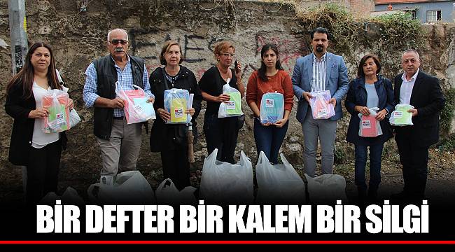 BİR DEFTER BİR KALEM BİR SİLGİ