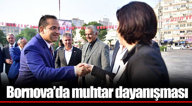 Bornova’da muhtar dayanışması