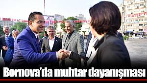 Bornova’da muhtar dayanışması