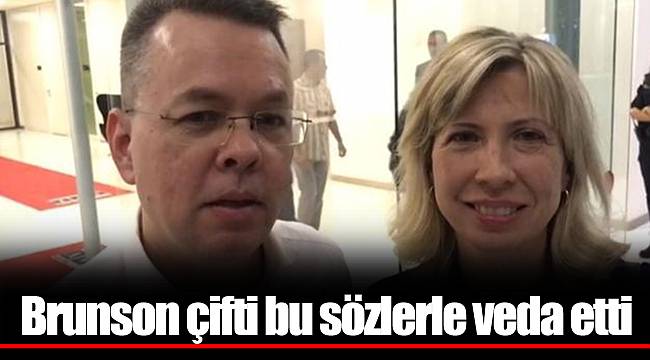 Brunson çifti bu sözlerle veda etti