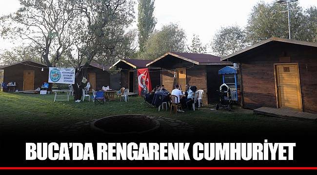 BUCA’DA RENGARENK CUMHURİYET KAMPI