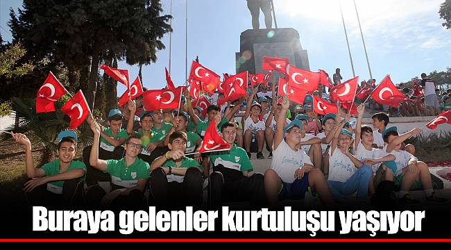 Buraya gelenler kurtuluşu yaşıyor
