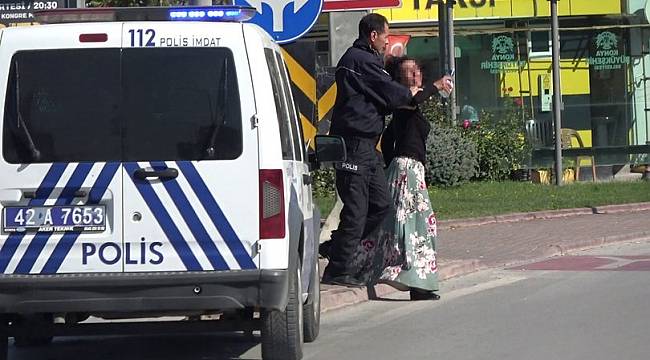 Caddeyi birbirine kattı, polisten tek bir şey istedi!