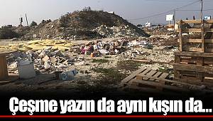 Çeşme yazın da aynı kışın da...