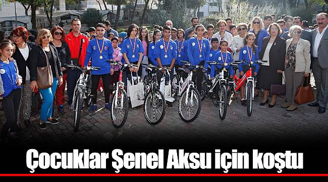 Çocuklar Şenel Aksu için koştu