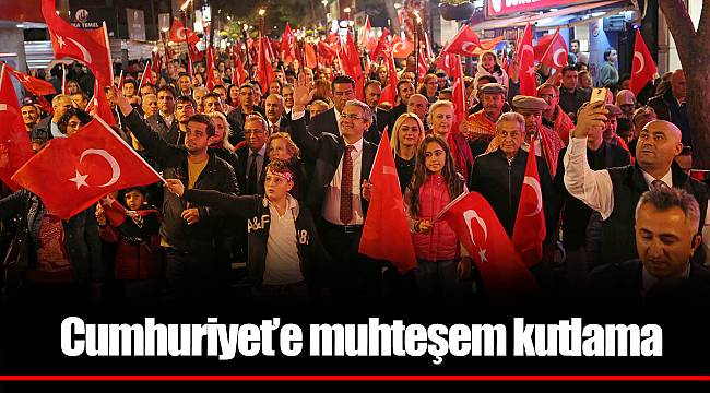 Cumhuriyet’e muhteşem kutlama