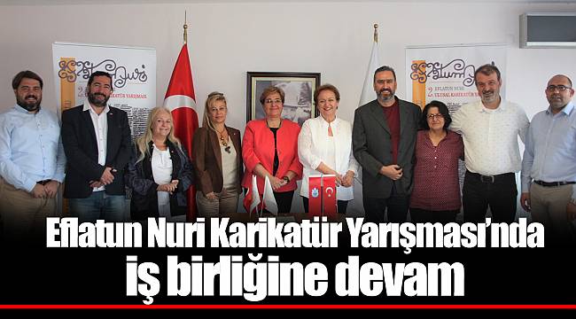 Eflatun Nuri Karikatür Yarışması’nda iş birliğine devam