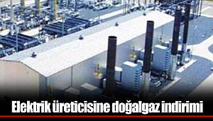 Elektrik üreticisine doğalgaz indirimi