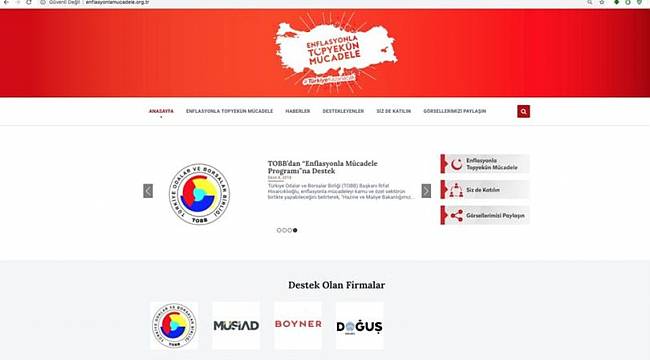 Enflasyonla mücadeleye internetten takip