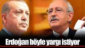 Erdoğan böyle yargı istiyor