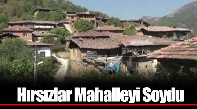 Hırsızlar Mahalleyi Soydu