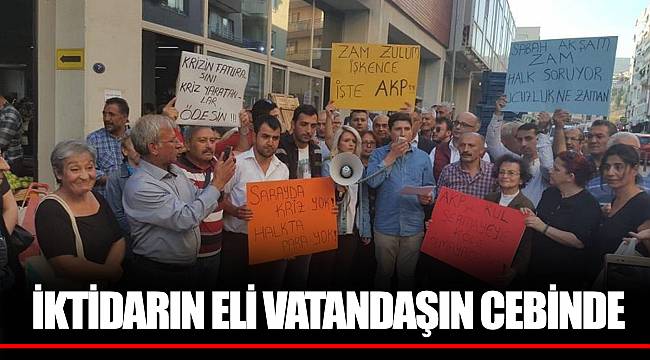 İKTİDARIN ELİ VATANDAŞIN CEBİNDE