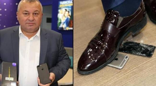 iPhone'unu parçalayan MHP'li vekil geri istedi: Kaldık ya la ortada