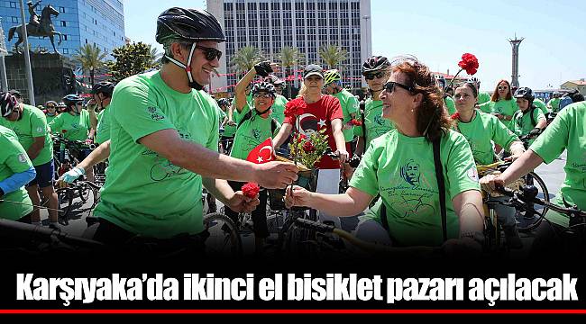 Karşıyaka’da ikinci el bisiklet pazarı açılacak