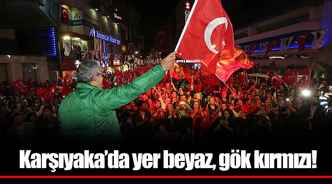 Karşıyaka’da yer beyaz, gök kırmızı!