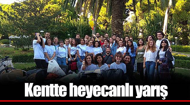Kentte heyecanlı yarış