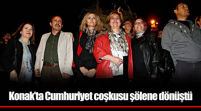 Konak’ta Cumhuriyet coşkusu şölene dönüştü