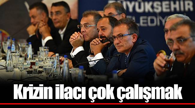 Krizin ilacı çok çalışmak
